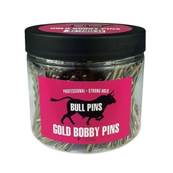 BULL Bobby pins - heavy duty super strong - gold